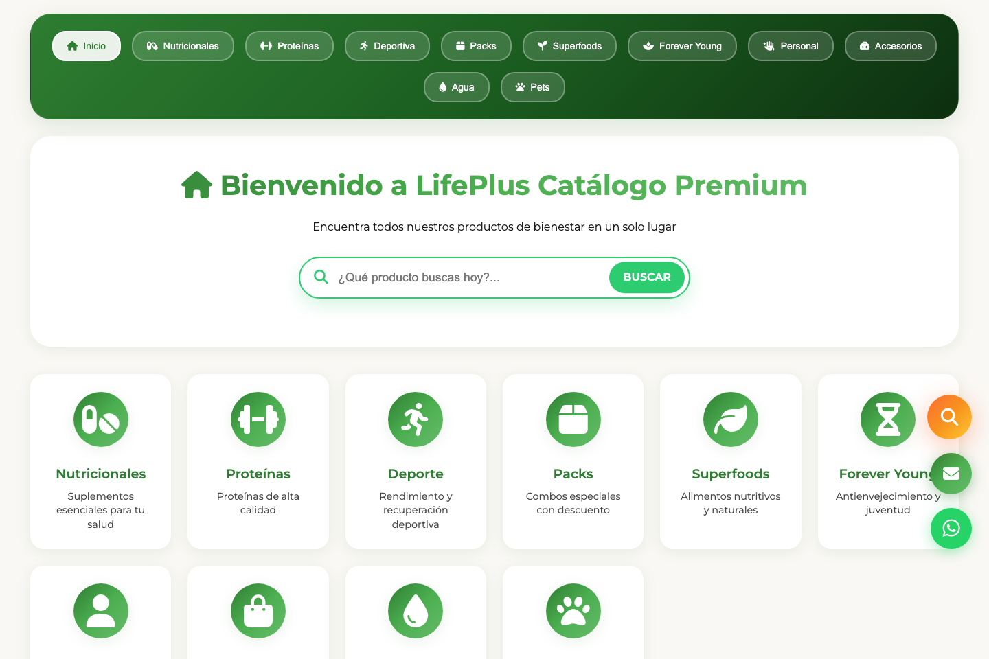 Vista previa del catálogo LifePlus Premium